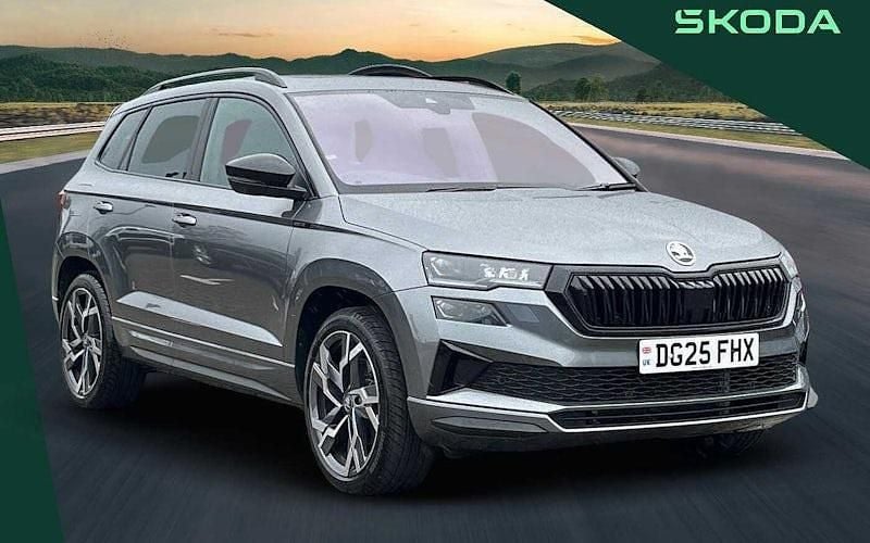 Grey Used 2025 Skoda Karoq SportLine SUV | £29,590 (Fair price) - Image 1/4