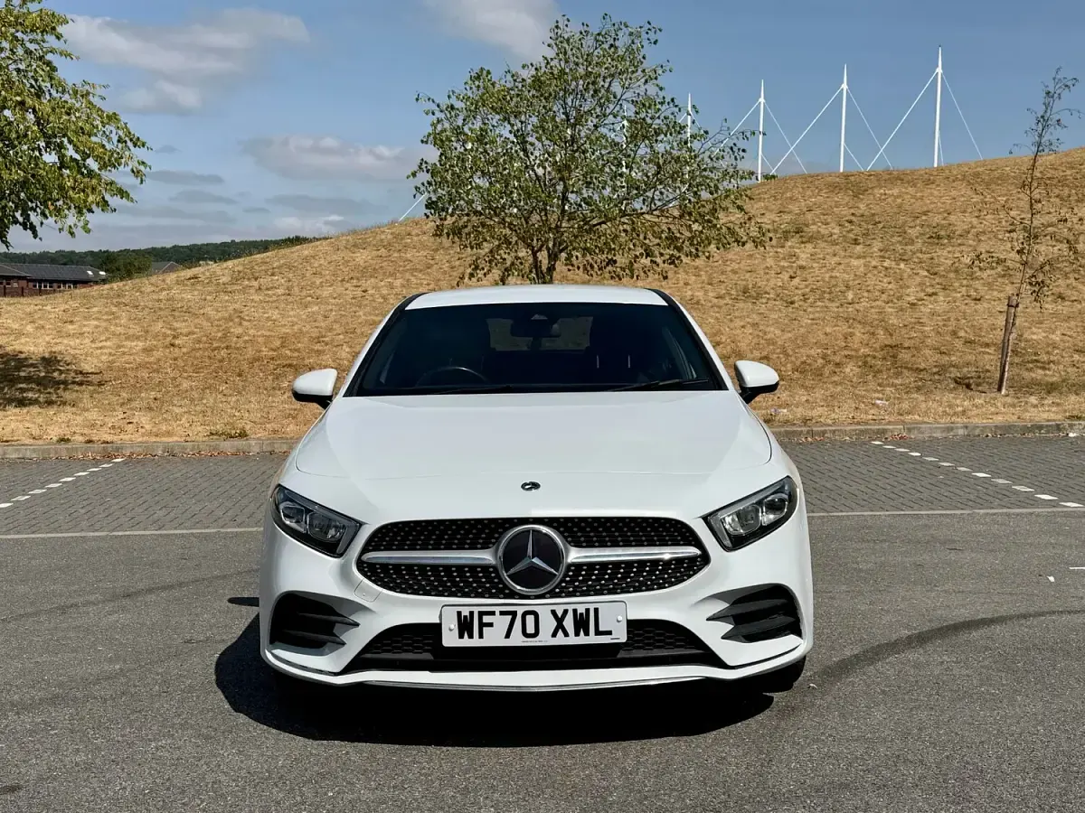 Used Mercedes A250 AMG line 2020 White Sedan