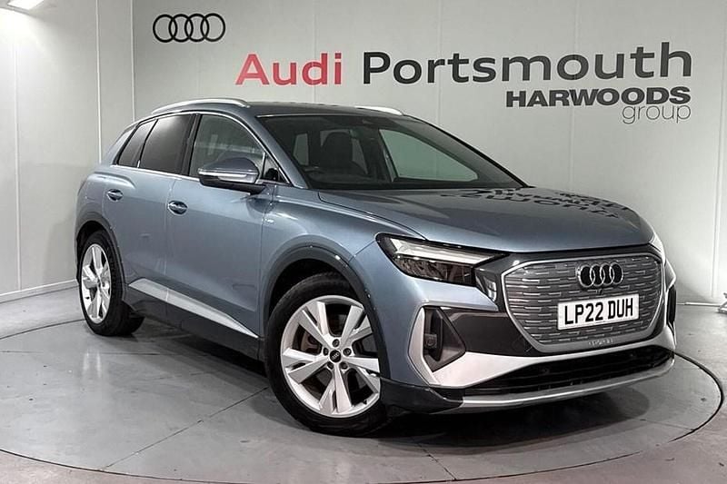 Used 2022 Audi Q4 e-tron S-Line SUV | £28,490 (Good price) - Image 1/1