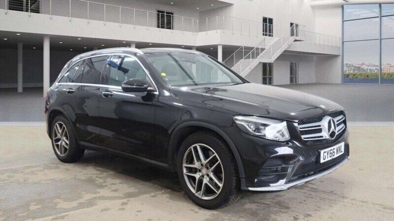 Black Used 2016 Mercedes GLC220 AMG Line Premium Plus SUV | £19,990 (A bit pricey) - Image 1/4