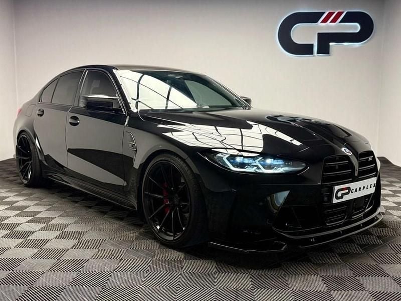 Black Used 2022 BMW M3 Competition Edition Sedan | £63,995 (Fair price) - Image 1/3