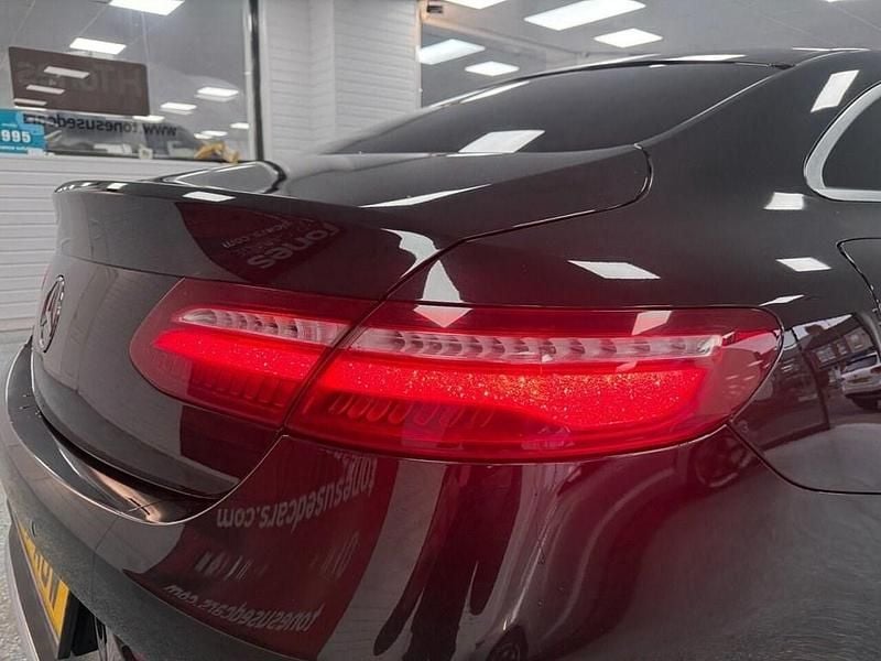 Used Mercedes E220 AMG line 2017 Black Coupe