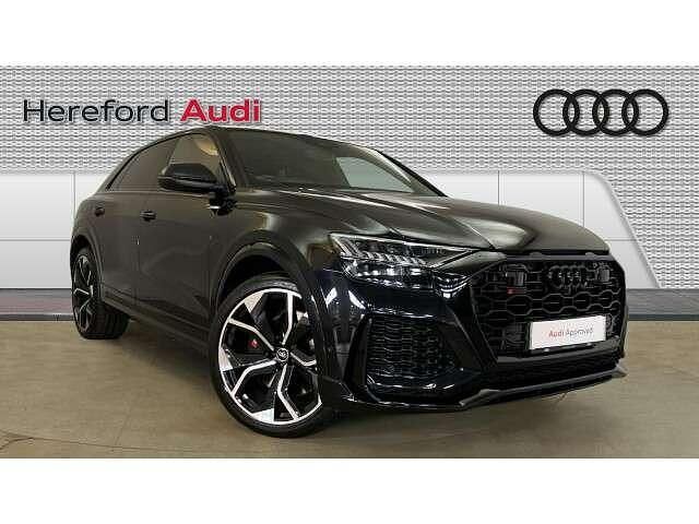 Orca black metallic Used 2021 Audi RS Q8 Advanced SUV | £77,114 (Fair price) - Image 1/4