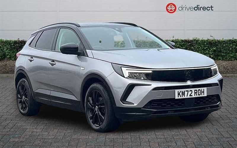 Used Vauxhall Grandland X GS Line 131 HP (96 kW) 2022 Grey SUV