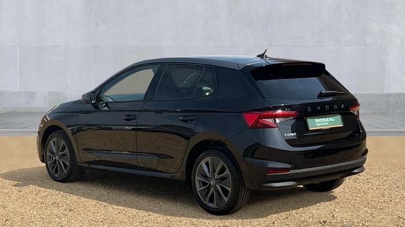 Used Skoda Fabia Design Edition 116 HP (85 kW) 2025 Black magic pearl effect graphite grey metallic  Hatchback