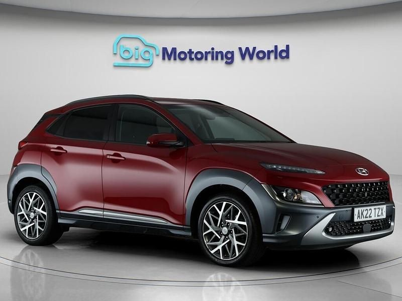 Red Used 2022 Hyundai Kona Premium SUV | £15,419 (Fair price) - Image 1/4
