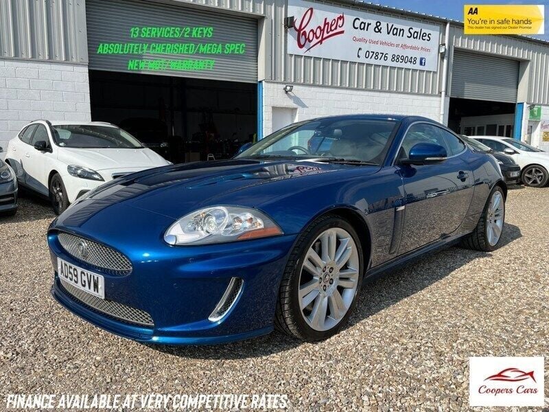 Blue Used 2009 Jaguar XK Supercharged Coupe | £13,495 (A bit pricey) - Image 1/4