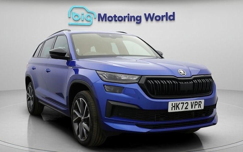 Used Skoda Kodiaq SportLine 200 HP (147 kW) 2023 Blue SUV