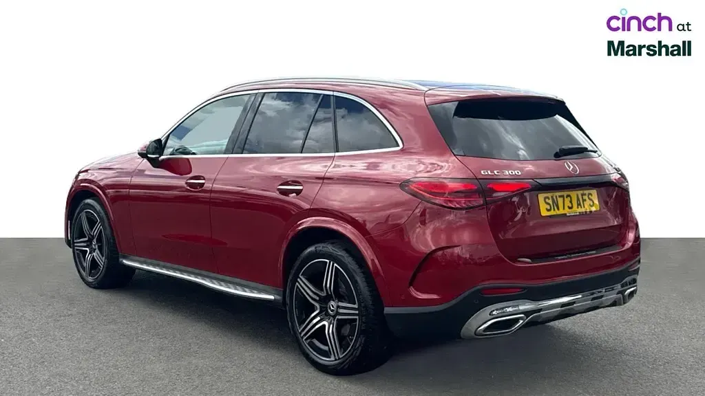 Used Mercedes GLC300 AMG Line Premium 258 HP (189 kW) 2023 Red SUV