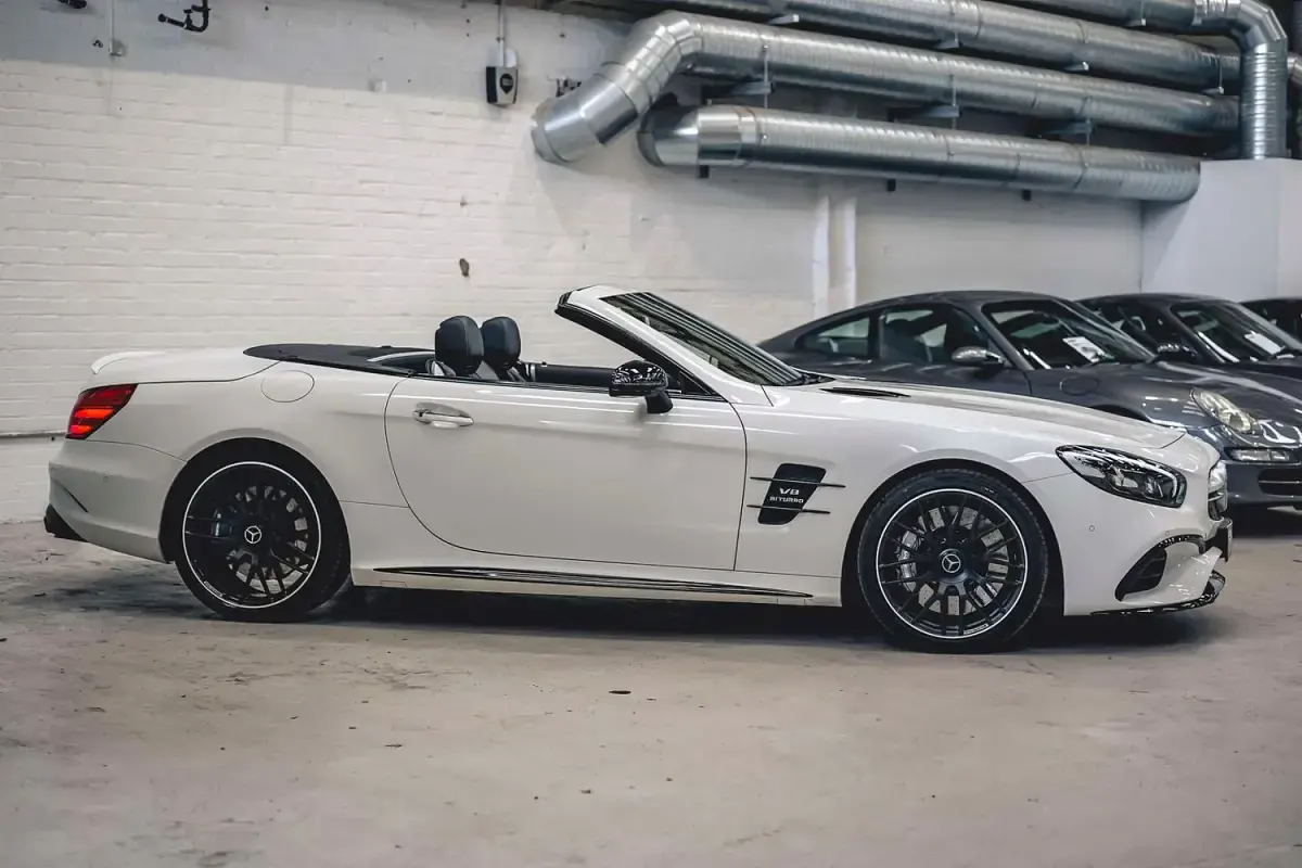Used Mercedes SL63 AMG AMG 2019 White Cabriolet