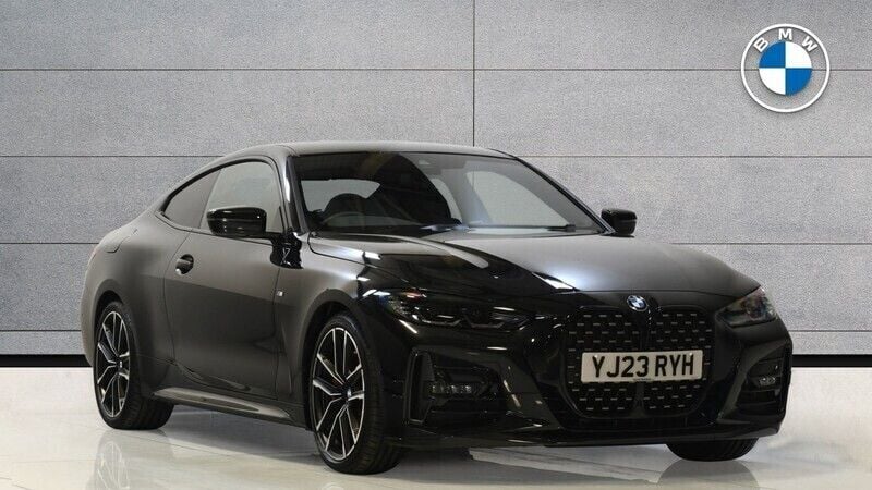 Black Used 2023 BMW 420 M Sport Coupe | £32,811 (Good price) - Image 1/4