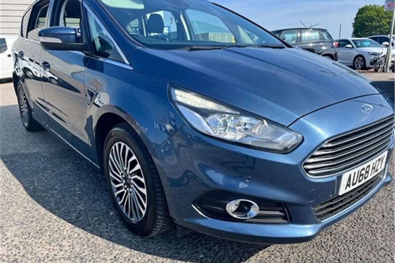 Blue Used 2018 Ford S-MAX Titanium MPV | £14,495 (A bit pricey) - Image 1/4