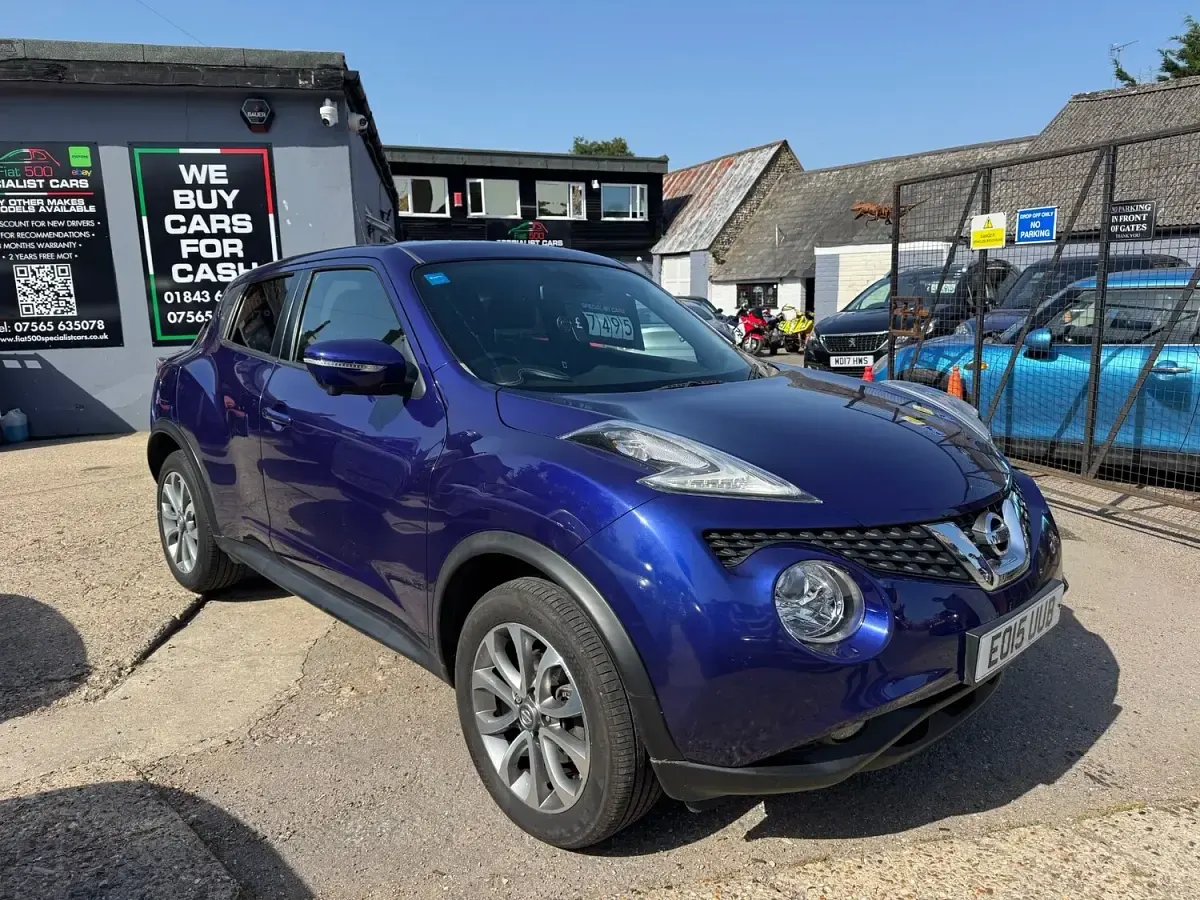 Used Nissan Juke Tekna 2015 Blue SUV