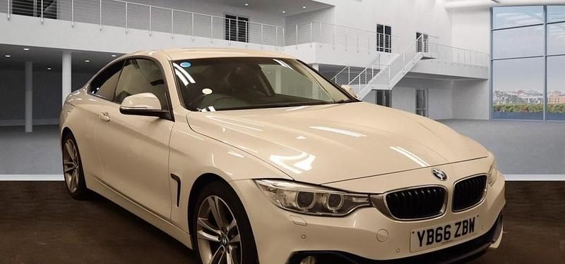 Alpine white Used 2016 BMW 420 Sport Line Coupe | £11,975 (Good price) - Image 1/4