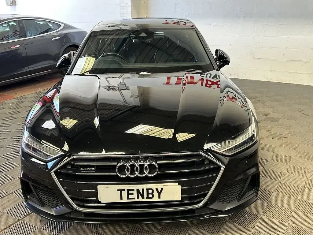 Usado Audi A7 Sportback S-Line 286 CV (210 kW) 2019 Negro Utilitario