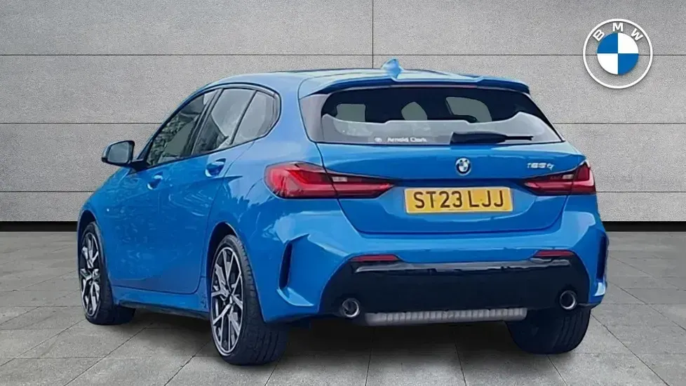 Used BMW 128 Comfort Edition 265 HP (194 kW) 2023 Blue Hatchback