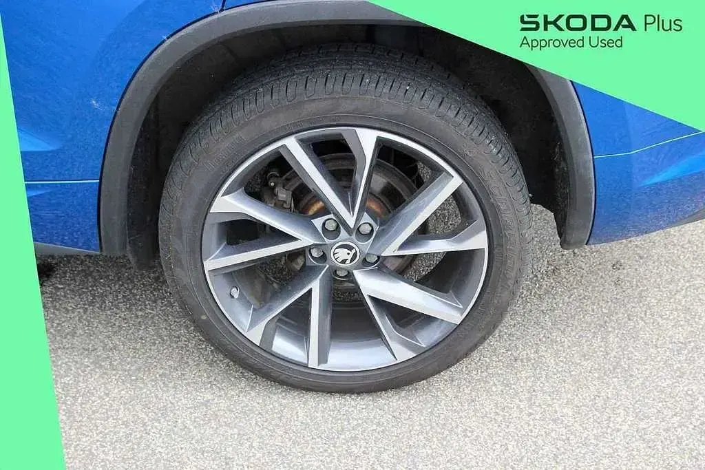 Used Skoda Kodiaq SportLine 150 HP (110 kW) 2020 Race blue metallic SUV
