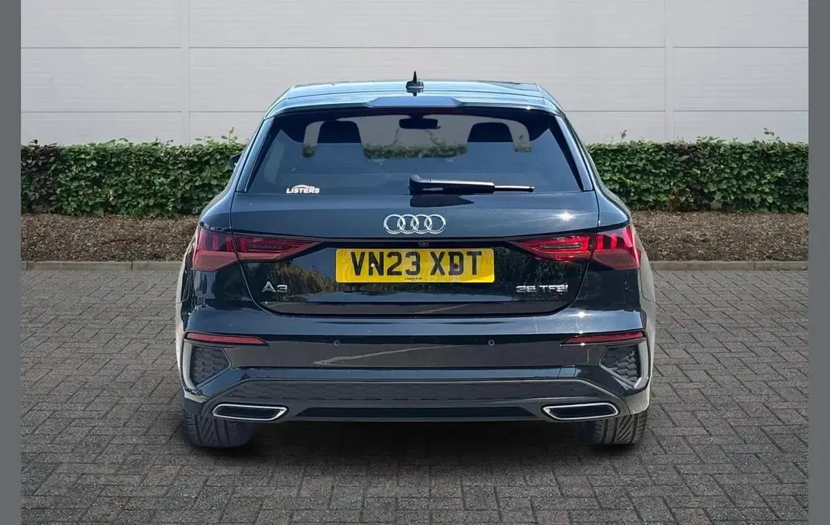 Used Audi A3 S-Line 147 HP (108 kW) 2023 Black Sedan