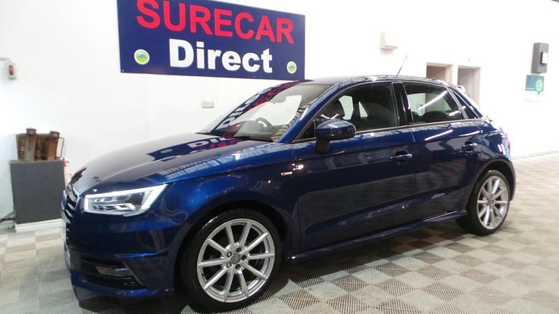 Blue Used 2018 Audi A1 S-Line Hatchback | £9,395 (Fair price) - Image 1/4