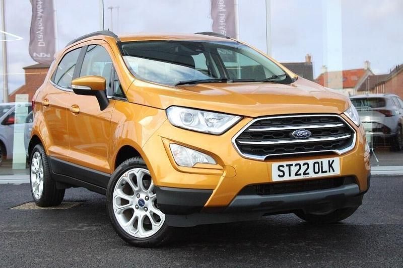 Yellow Used 2022 Ford Ecosport Titanium SUV | £12,033 (Fair price) - Image 1/3