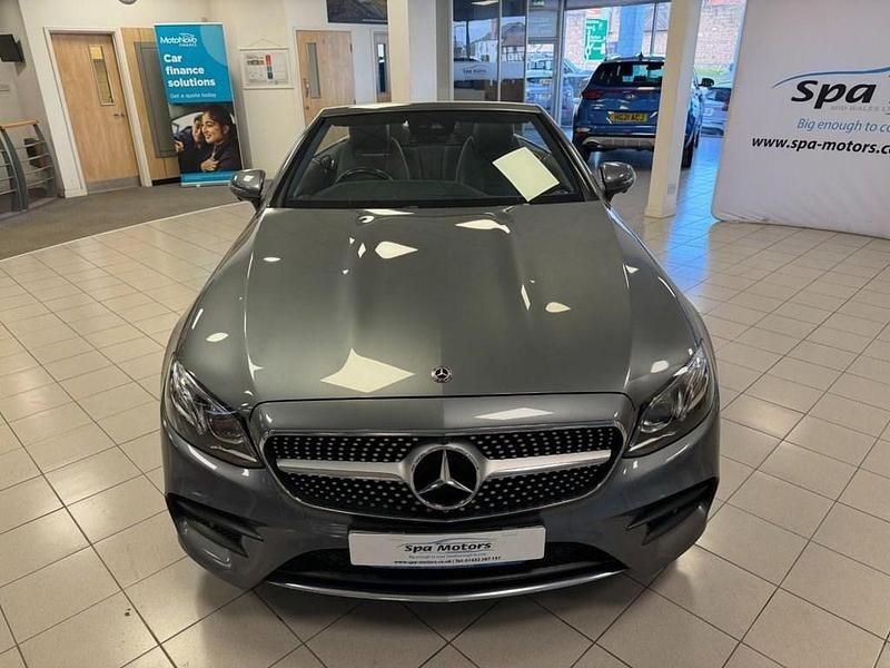 Used Mercedes E220 AMG line 194 HP (142 kW) 2019 Grey Cabriolet