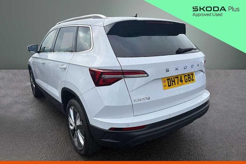 Used Skoda Karoq SE L 150 HP (110 kW) 2025 Moon white metallic SUV