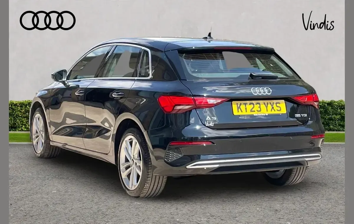 Used Audi A3 Sport 150 HP (110 kW) 2023 Black Sedan