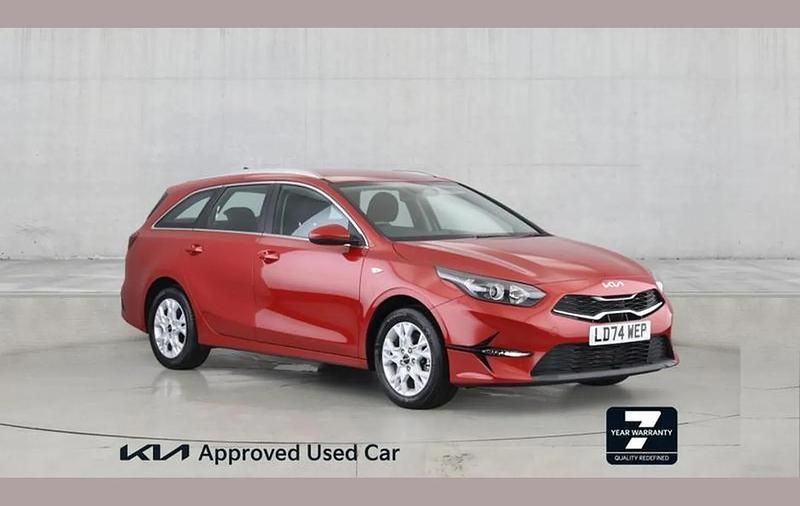 Red Used 2024 Kia Ceed Sportswagon Estate | £16,950 (Fair price) - Image 1/4