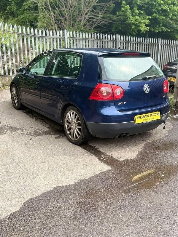 Used VW Golf V GT 170 HP (125 kW) 2007 Blue Hatchback
