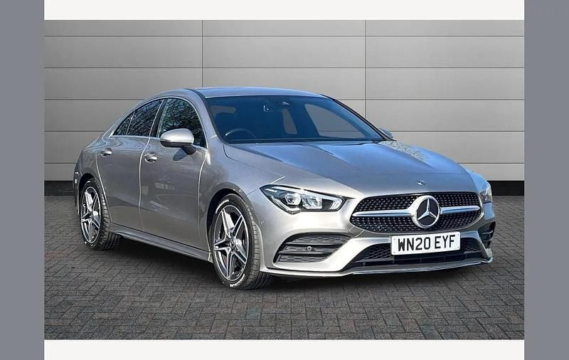 Used Mercedes CLA200 AMG line 161 HP (118 kW) 2020 Silver Coupe