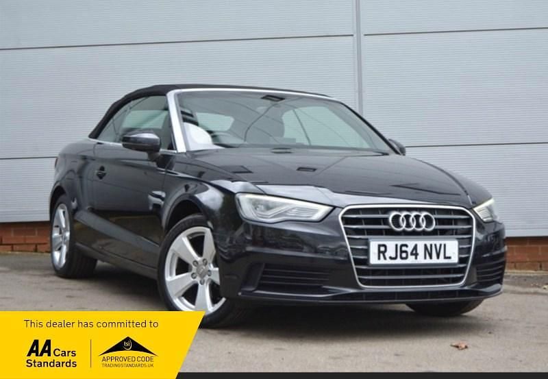Black Used 2014 Audi A3 Cabriolet Sport Cabriolet | £8,790 (Fair price) - Image 1/4