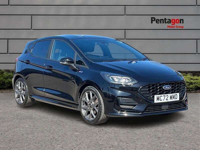 Black Used 2023 Ford Fiesta ST-Line Hatchback | £13,550 (Good price) - Image 1/4