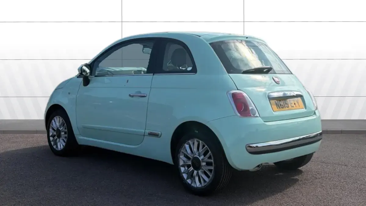 Used Fiat 500 Lounge 69 HP (50 kW) 2015 Green Hatchback