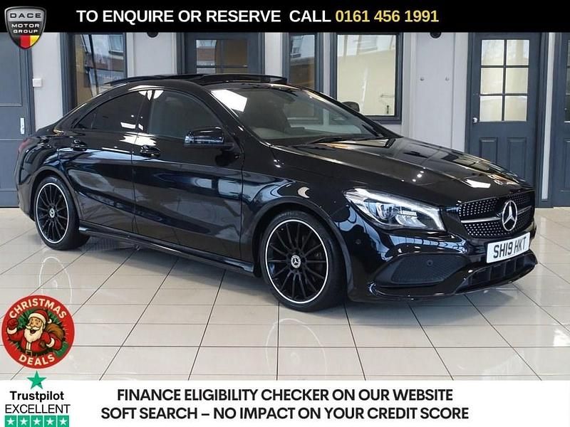 Black Used 2019 Mercedes CLA200 AMG line Coupe | £13,870 (Fair price) - Image 1/4