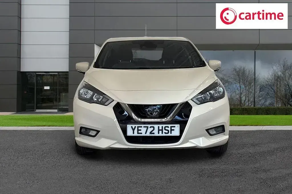 Used Nissan Micra Acenta 92 HP (67 kW) 2022 White Hatchback