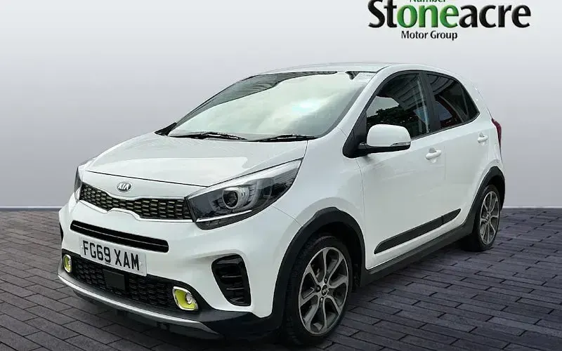 Used Kia Picanto X-Line 84 HP (61 kW) 2019 White Hatchback