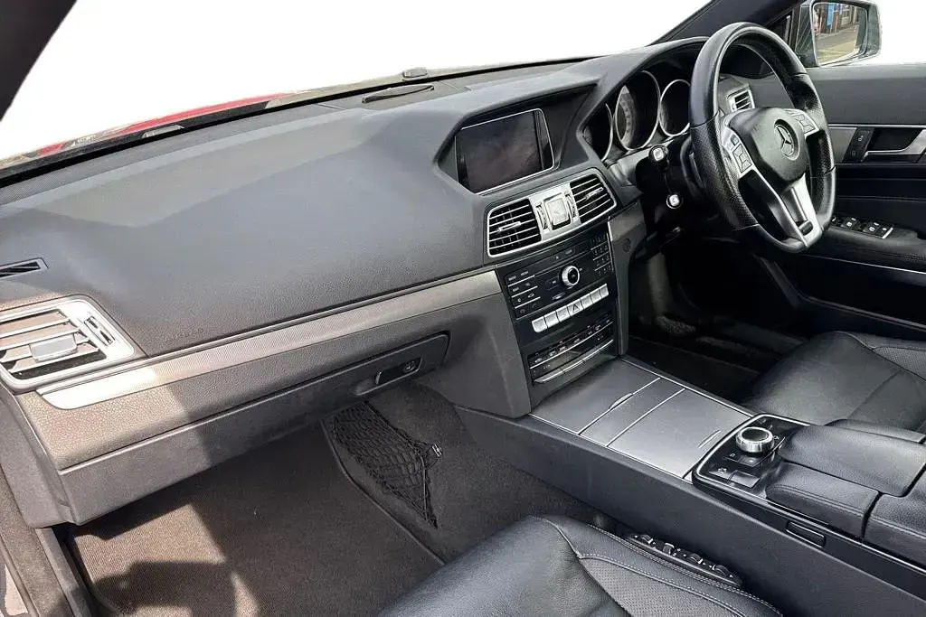 Used Mercedes E220 AMG line 177 HP (130 kW) 2015 Grey Coupe