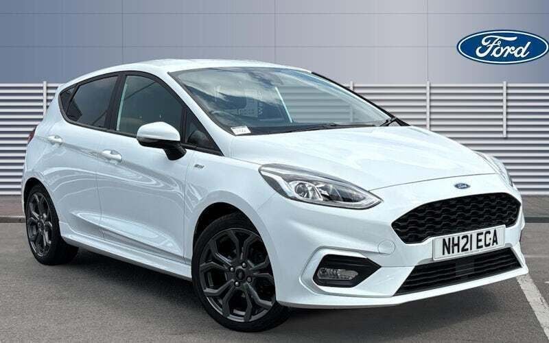 White Used 2021 Ford Fiesta ST-Line Hatchback | £11,726 (Fair price) - Image 1/4