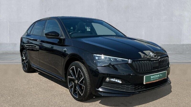 Black Used 2023 Skoda Scala Monte Carlo Hatchback | £17,689 (Fair price) - Image 1/4