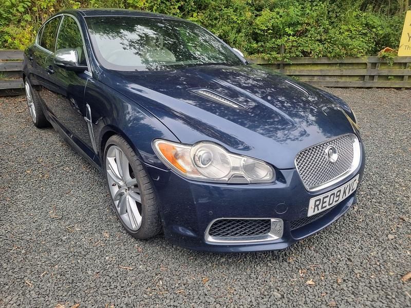Used Jaguar XFR Supercharged 2009 Blue Sedan
