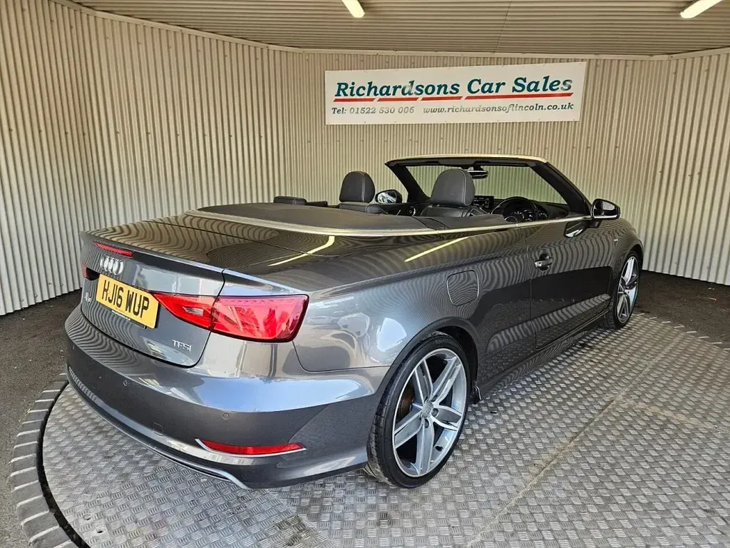 Used Audi A3 Cabriolet S-Line 150 HP (110 kW) 2016 Grey Cabriolet