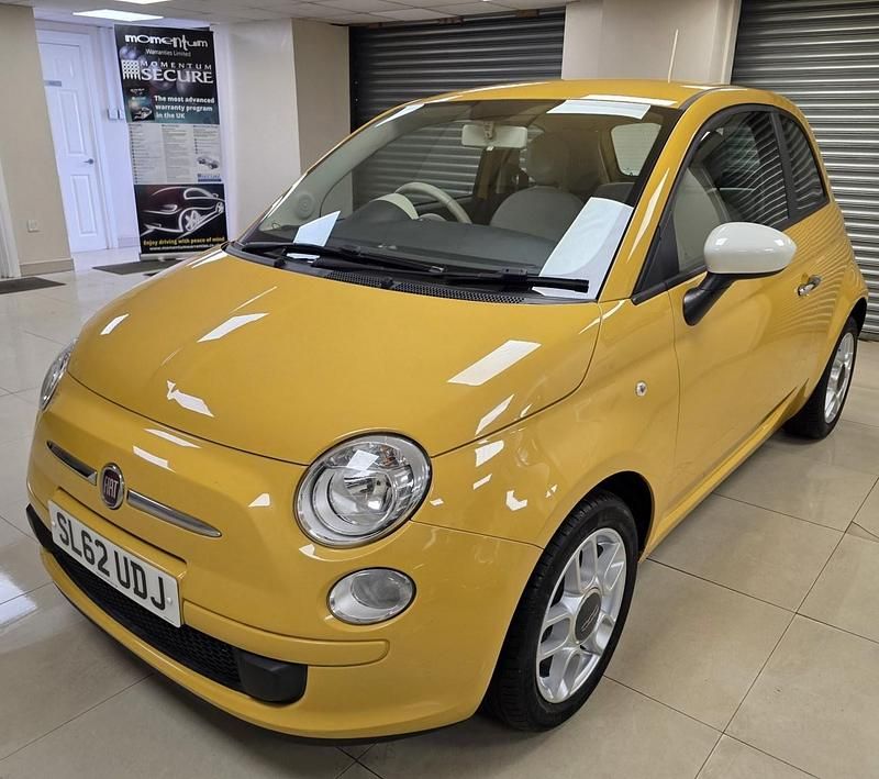 Used Fiat 500 2012 Yellow Hatchback