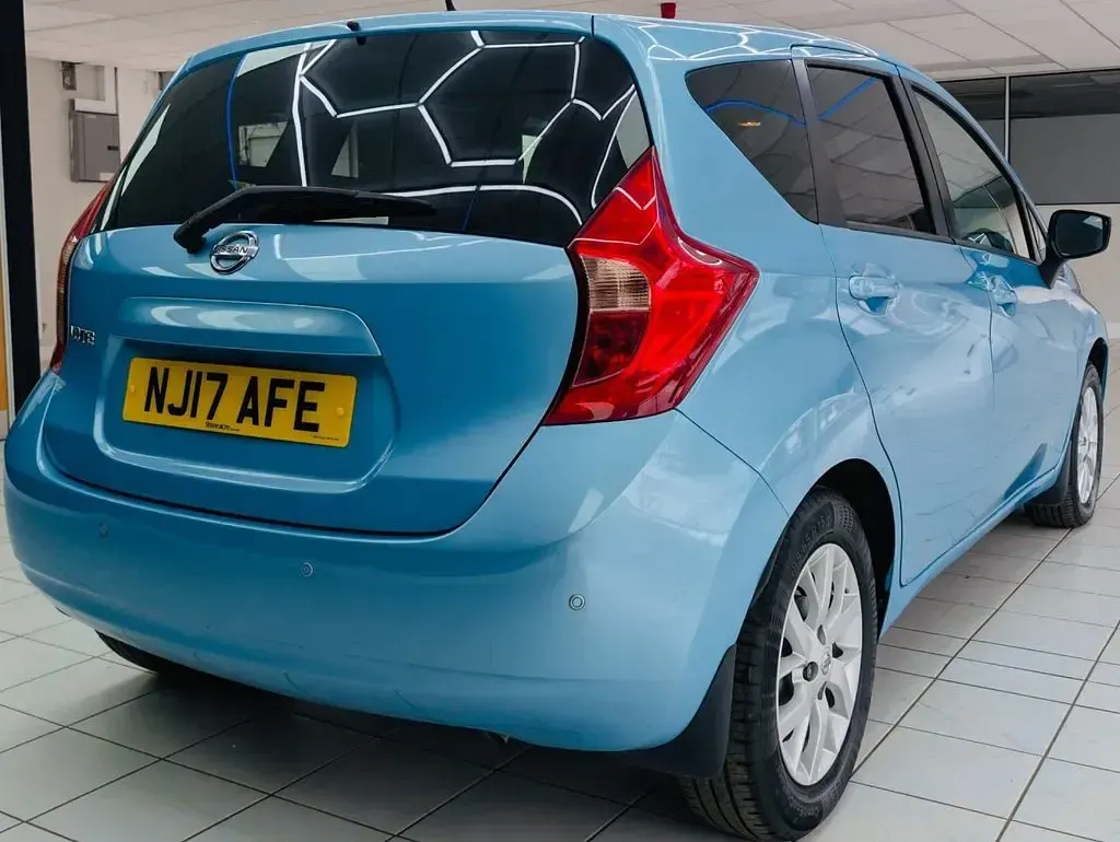 Used Nissan Note Acenta Premium 80 HP (58 kW) 2017 Blue Hatchback