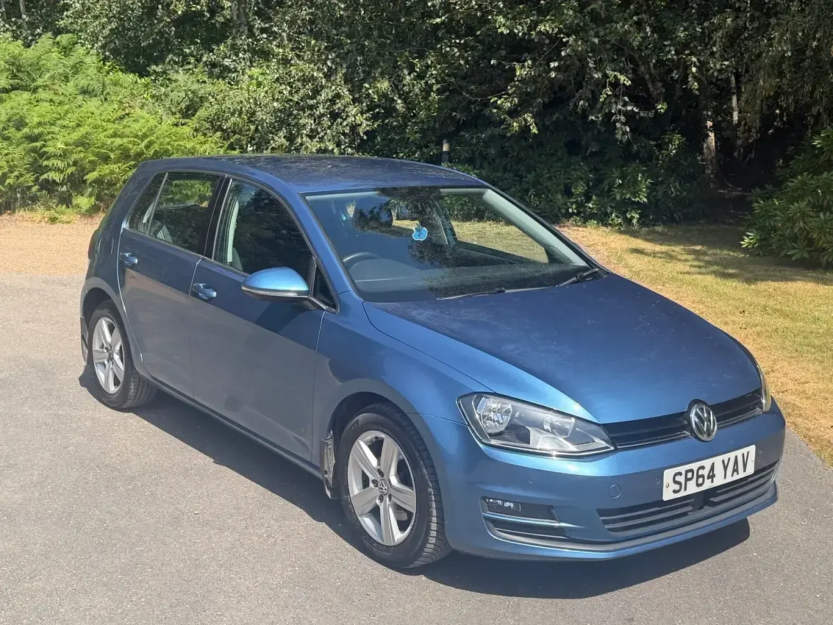 Used VW Golf VII Match 2014 Blue Hatchback