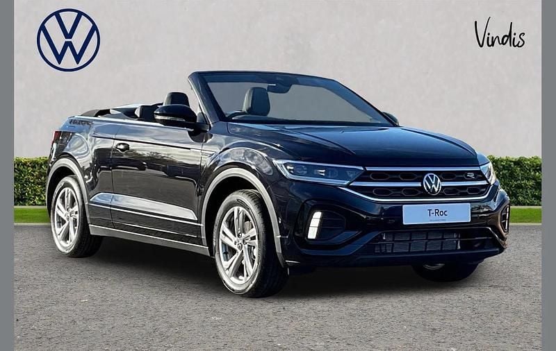 Used VW T-Roc Cabriolet R-line 150 HP (110 kW) 2026 Black Cabriolet