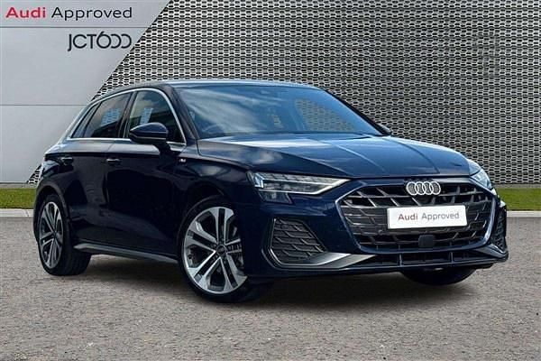 Blue Used 2025 Audi A3 S-Line Hatchback | £29,630 (A bit pricey) - Image 1/4
