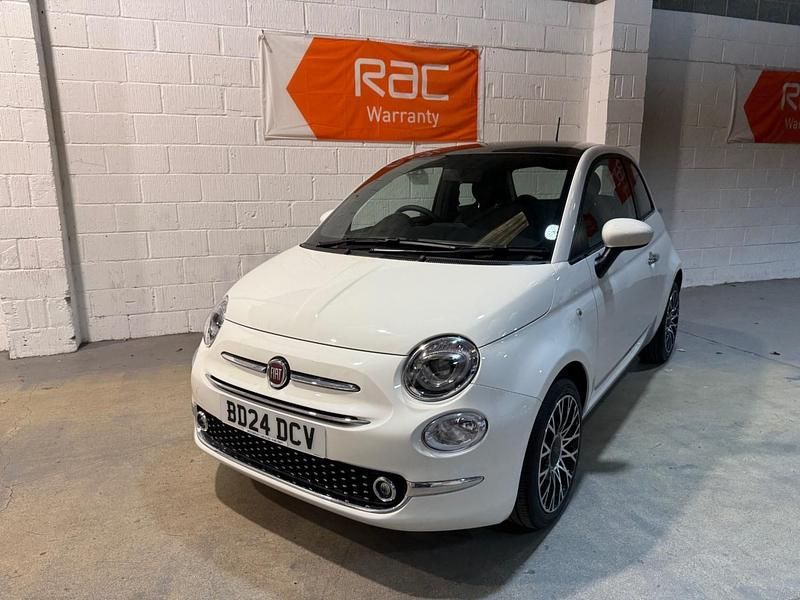 White Used 2024 Fiat 500 Hatchback | £13,795 (Expensive) - Image 1/4