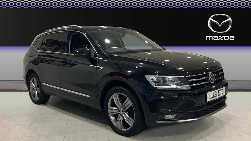 Used VW Tiguan Allspace Match 150 HP (110 kW) 2021 Black SUV