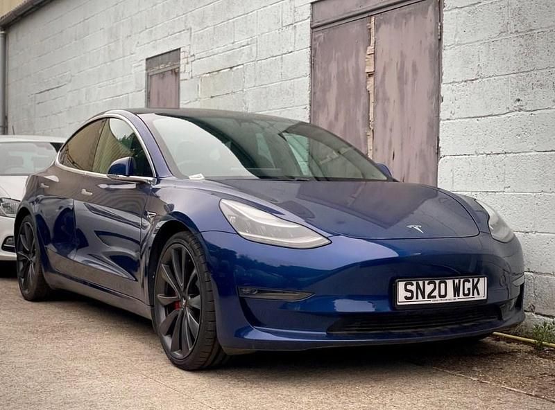 Blue Used 2020 Tesla Model 3 Performance Sedan | £15,995 (Super price) - Image 1/3
