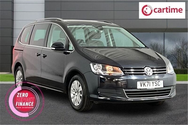 Black Used 2021 VW Sharan SE MPV | £21,622 (A bit pricey) - Image 1/3